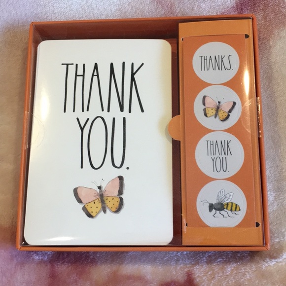 Rae Dunn Other - Rae Dunn Thank You Note Card Set NWT